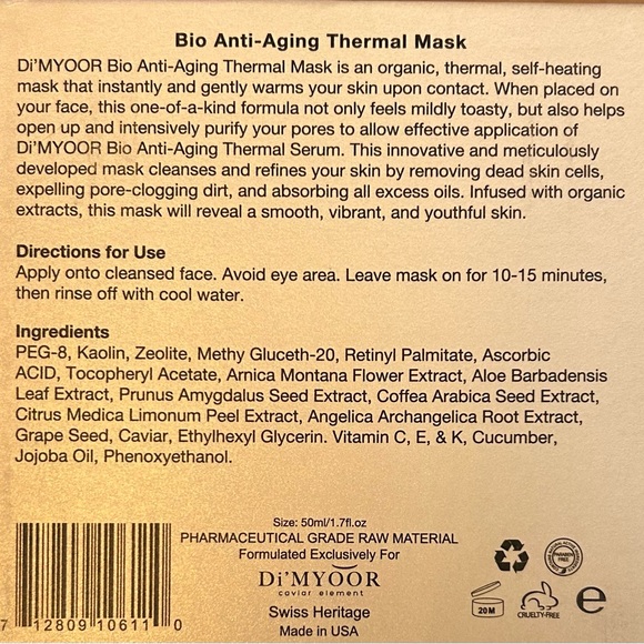 Di'myoor Bio Anti-aging Thermal Mask - Picture 4 of 4